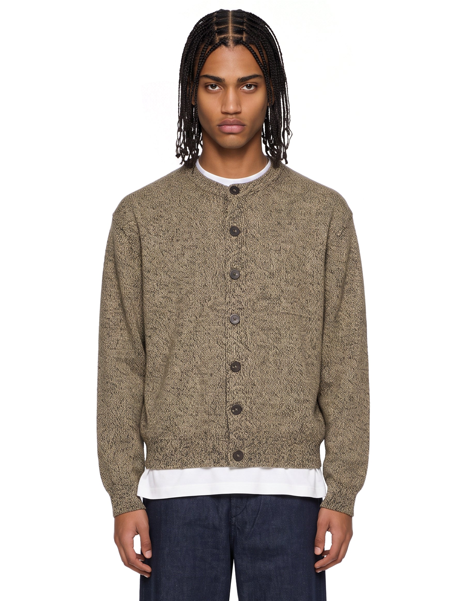 Cardigan Moulin in marrone 