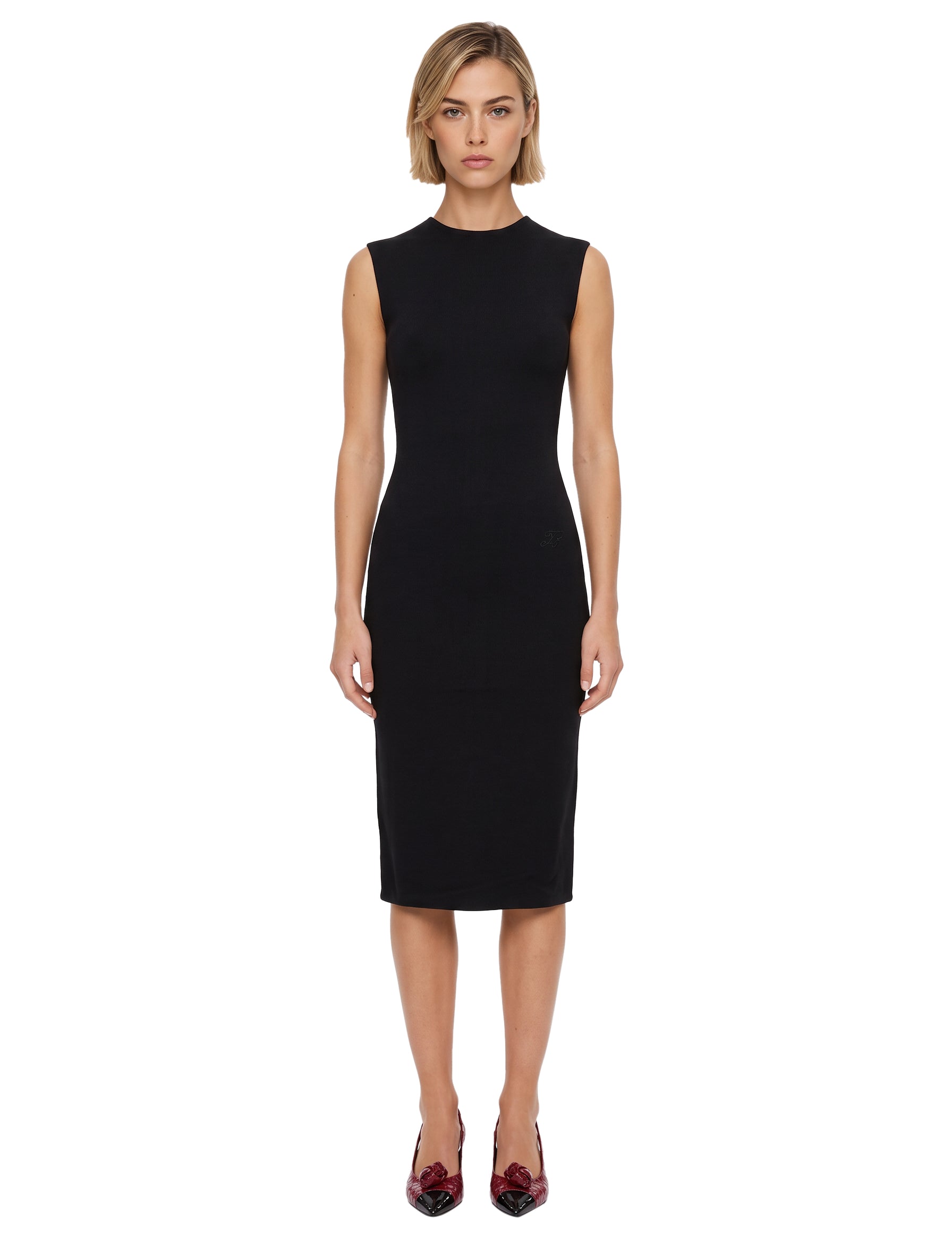 Abito midi Alba in nero 