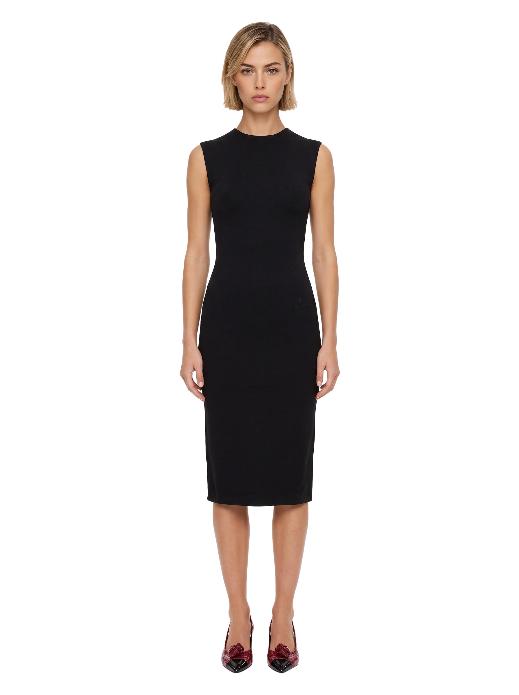 Abito midi Alba in nero 