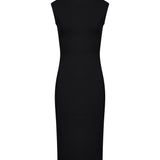 Abito midi Alba in nero 