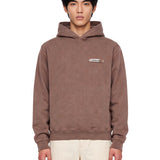 Felpa con cappuccio Gros Grain marrone 