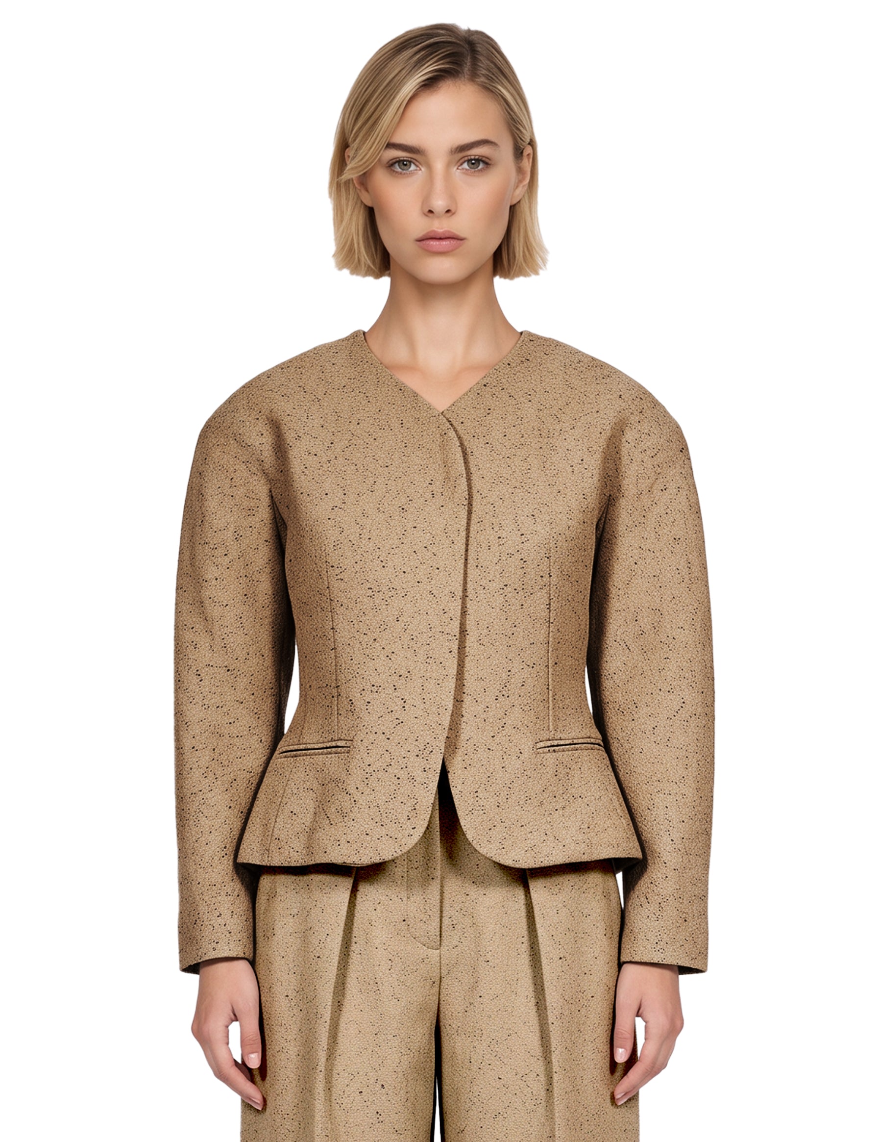 Giacca La Petite Veste Ovalo in beige 