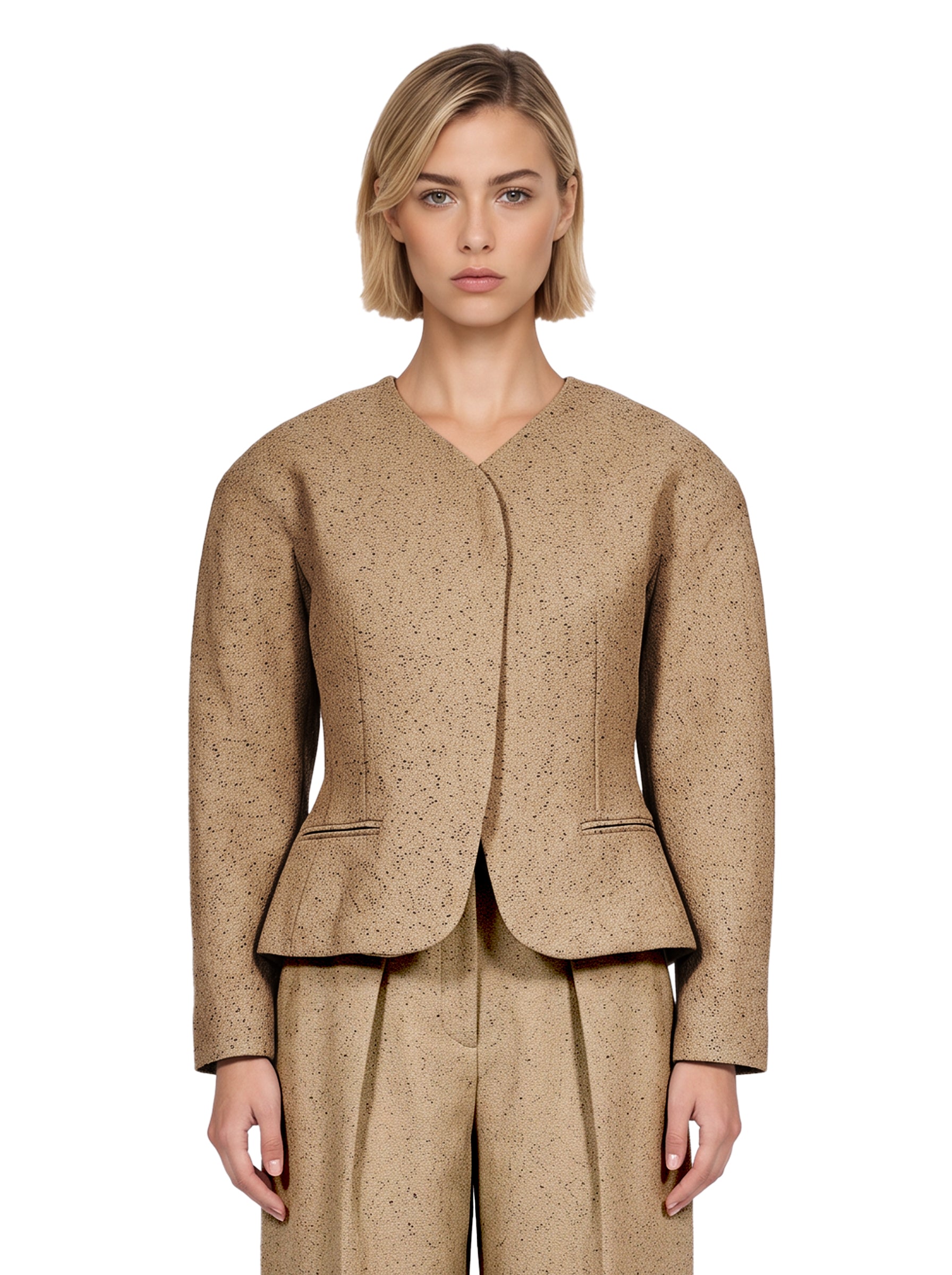 Giacca La Petite Veste Ovalo in beige 