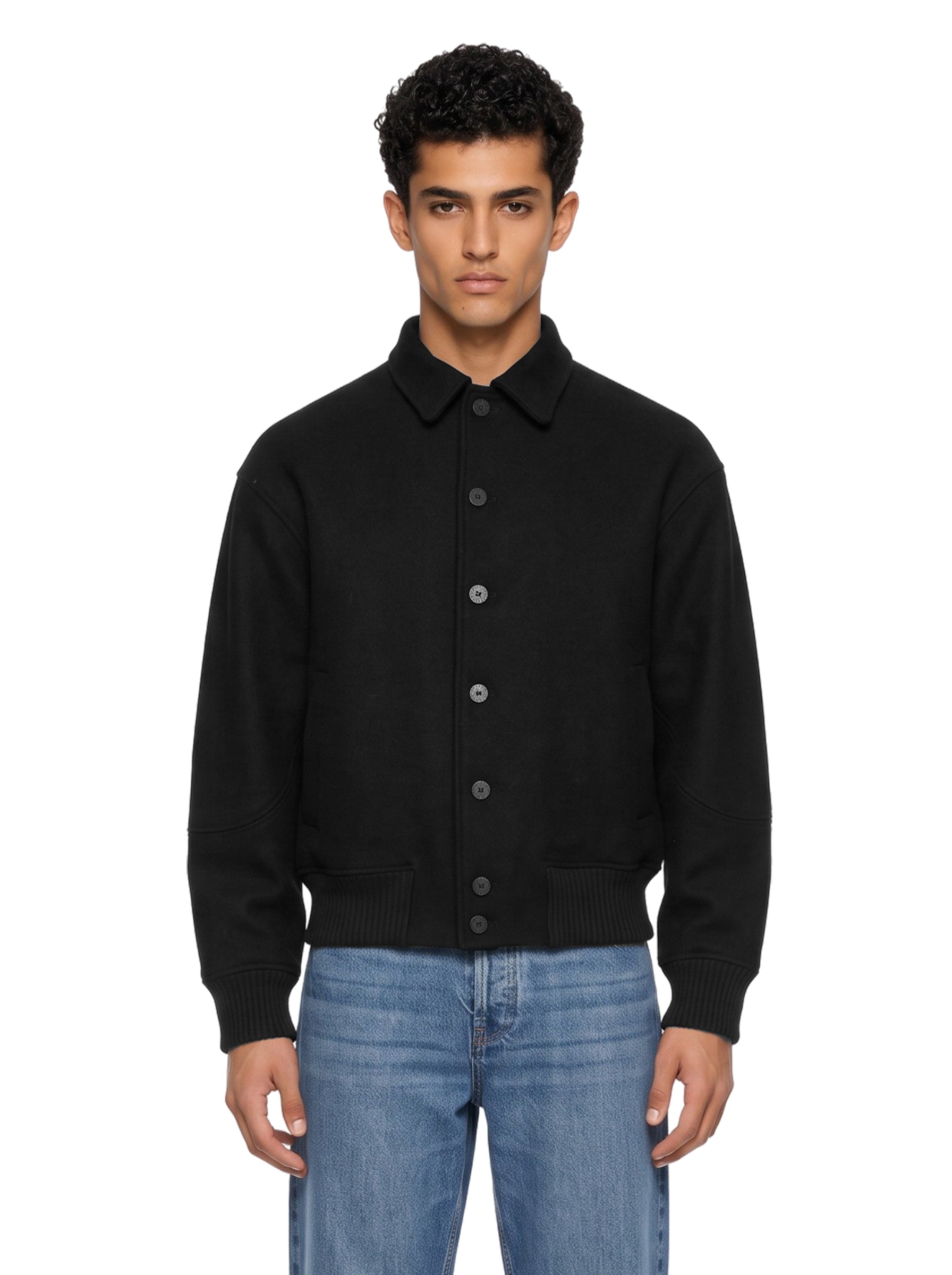 Bomber Feltro in nero 
