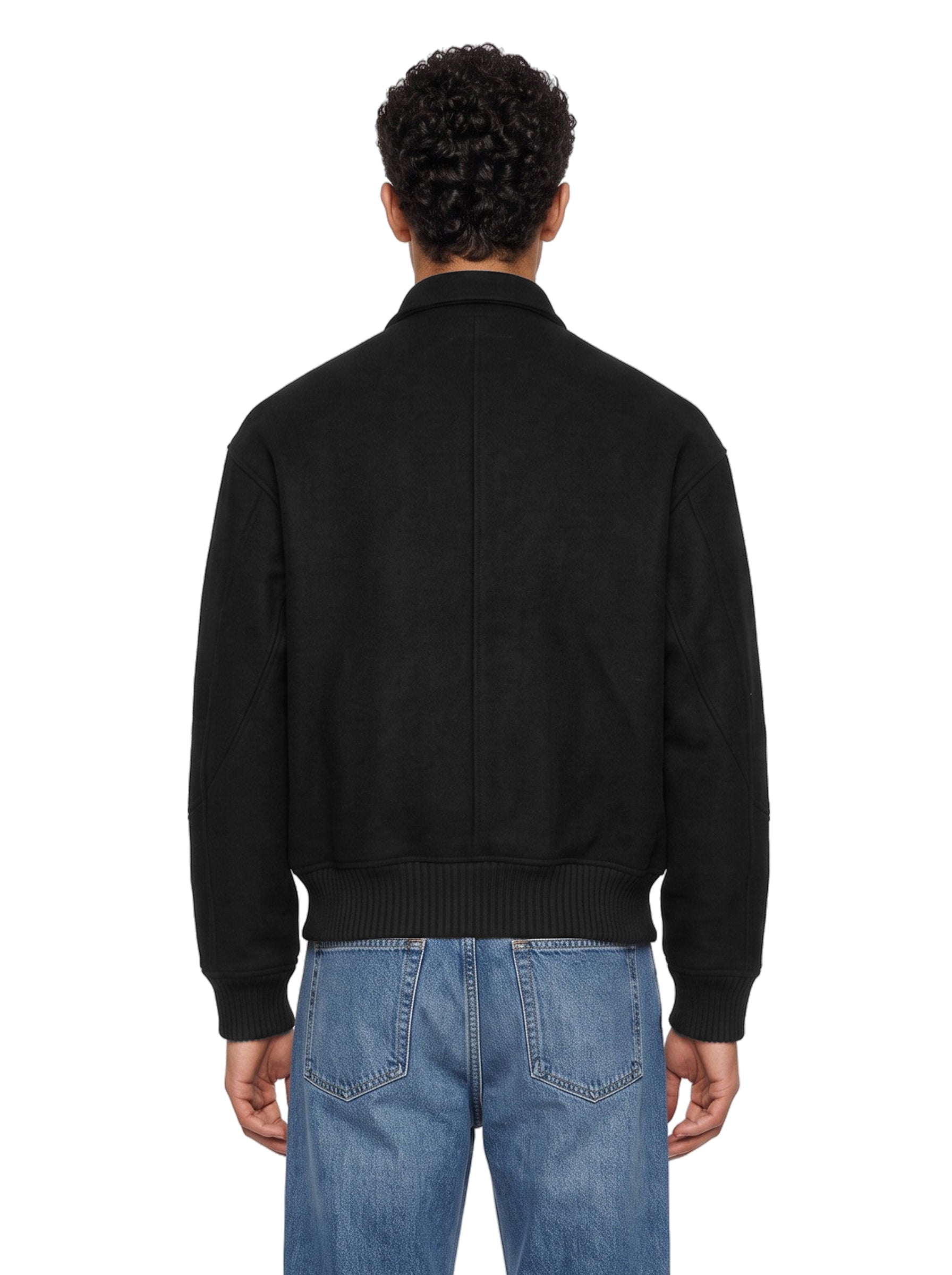 Bomber Feltro in nero 