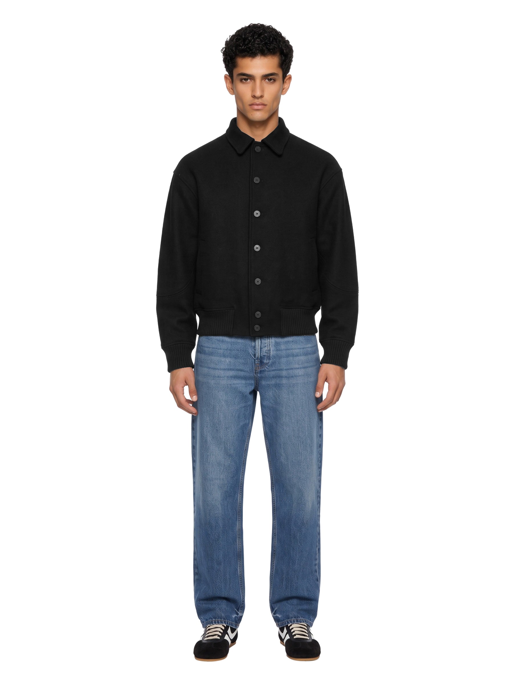 Bomber Feltro in nero 