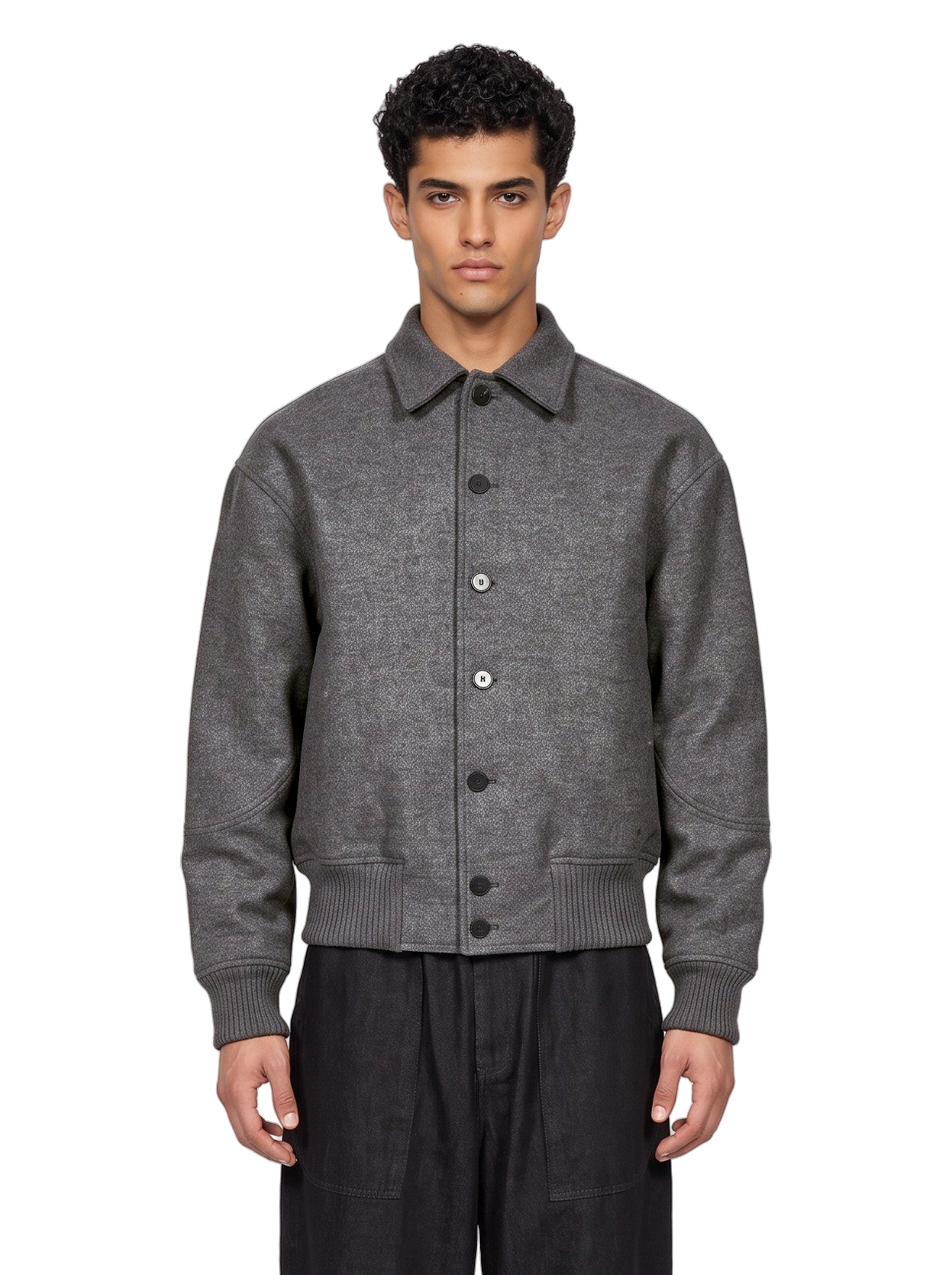 Bomber Feltro in grigio 