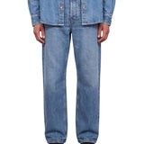 Jeans a gamba dritta Le De-nimes Droit in blu 