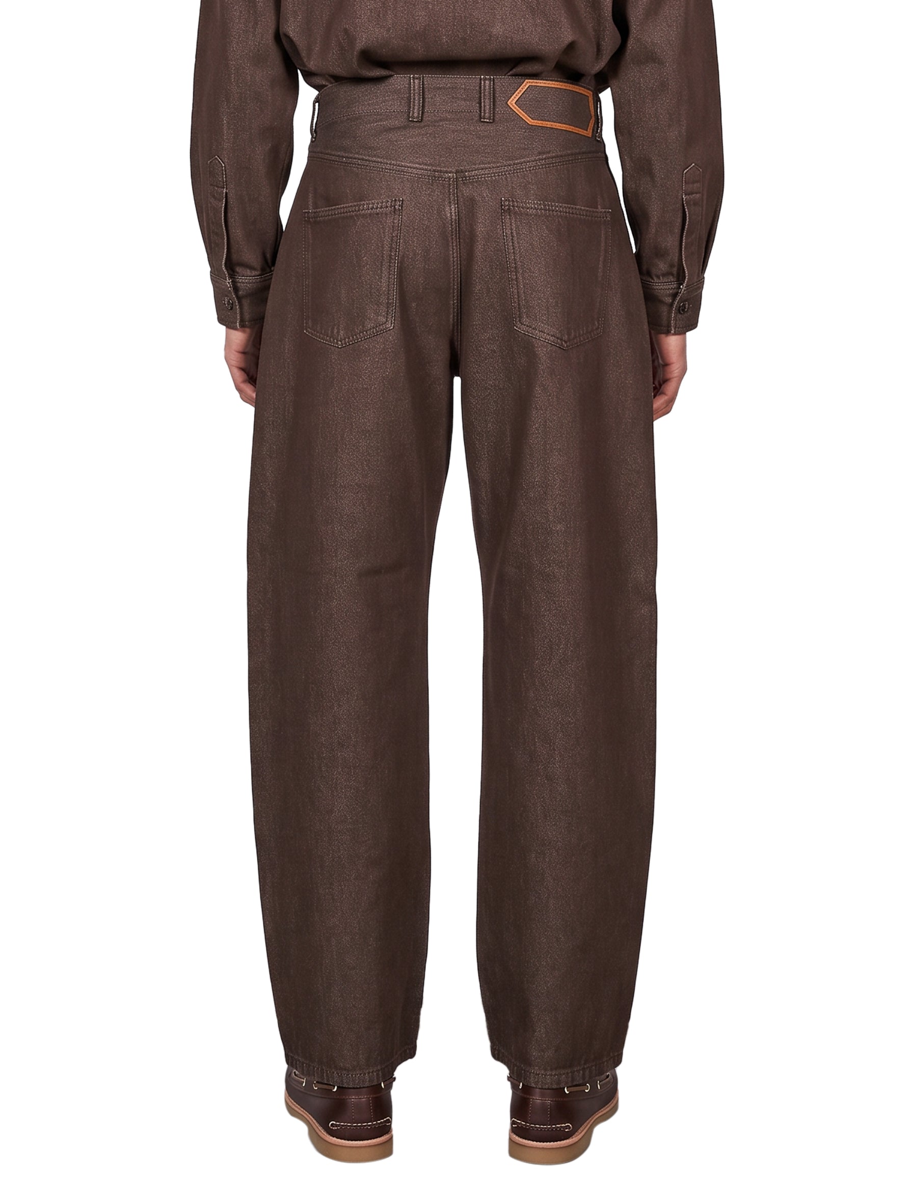Jeans de-Nimes Tempo in marrone 