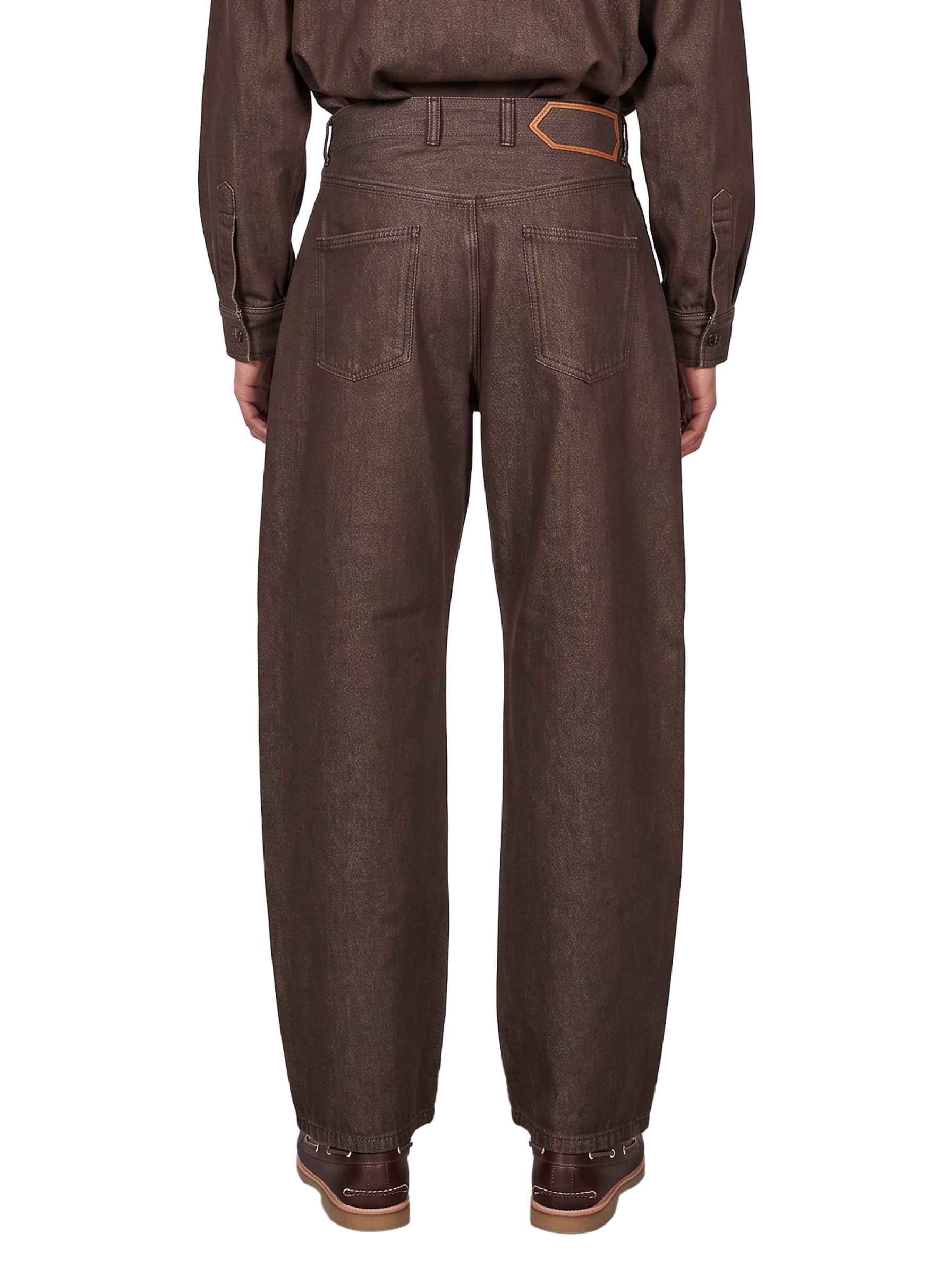 Jeans de-Nimes Tempo in marrone 
