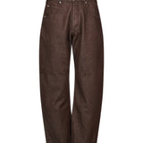 Jeans de-Nimes Tempo in marrone 