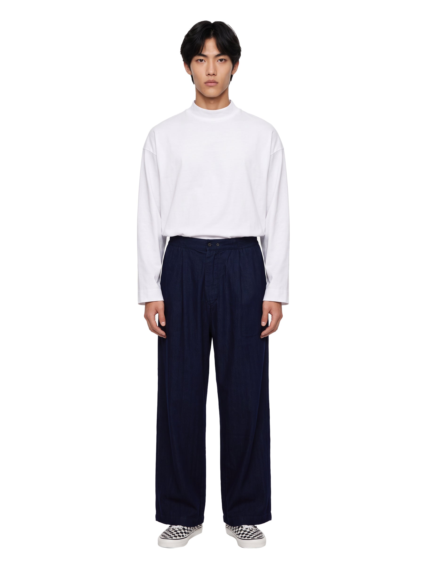 Pantaloni De-Nîmes Pyjama in blu 