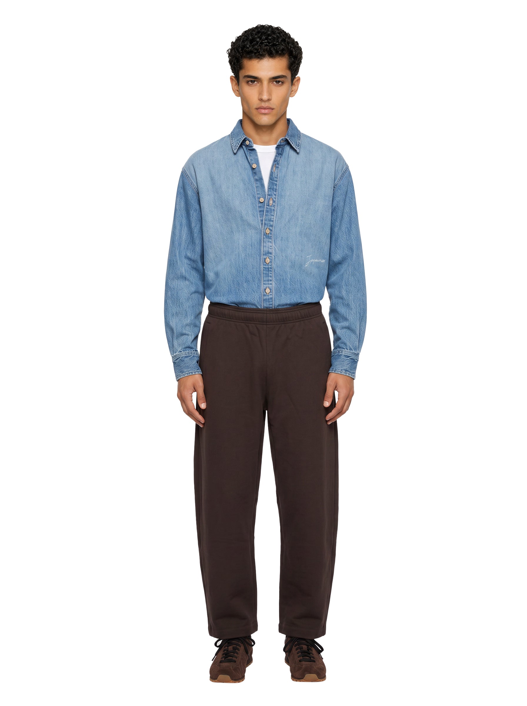 Pantaloni le jogging montaigne in marrone 