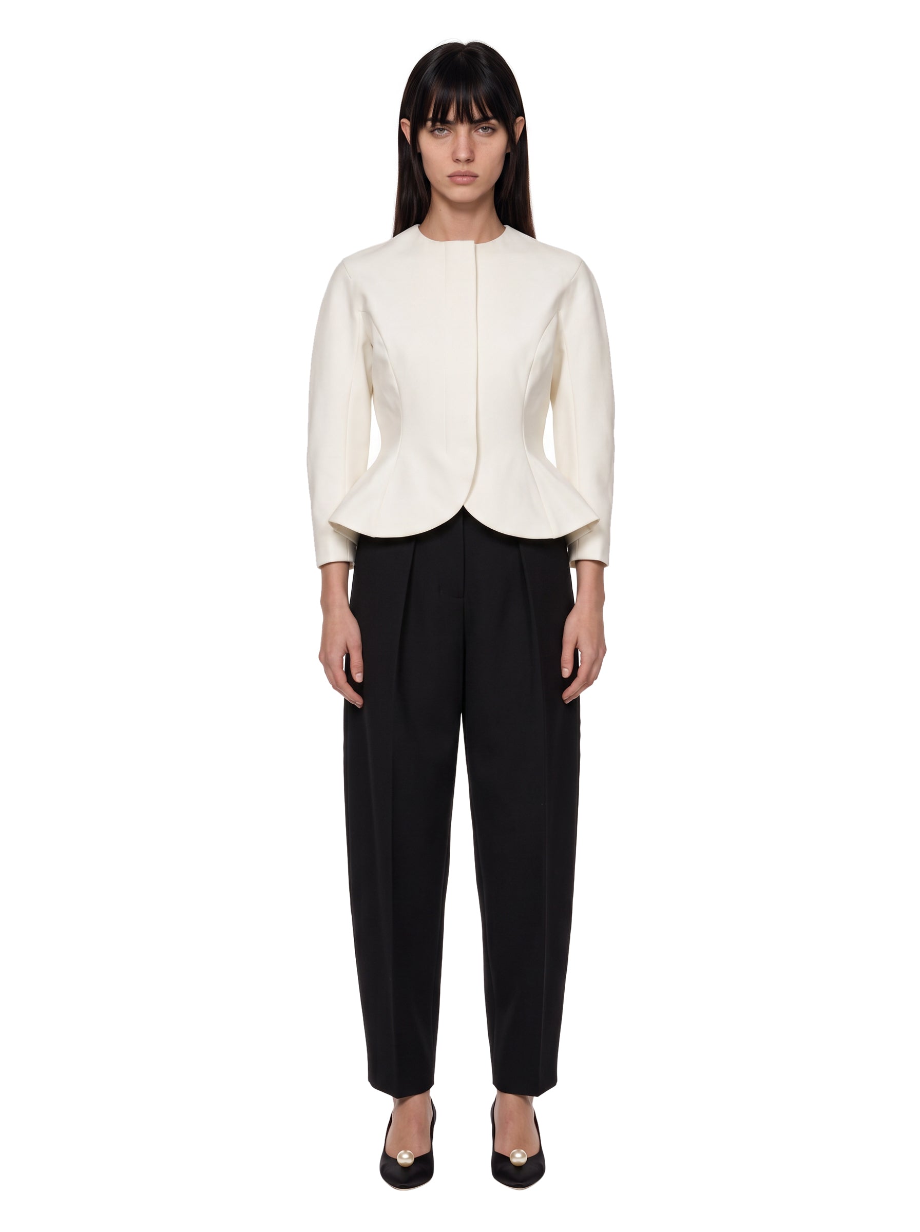 Pantaloni Ovalo in nero 