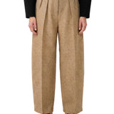 Pantaloni le pantalon ovalo in beige 