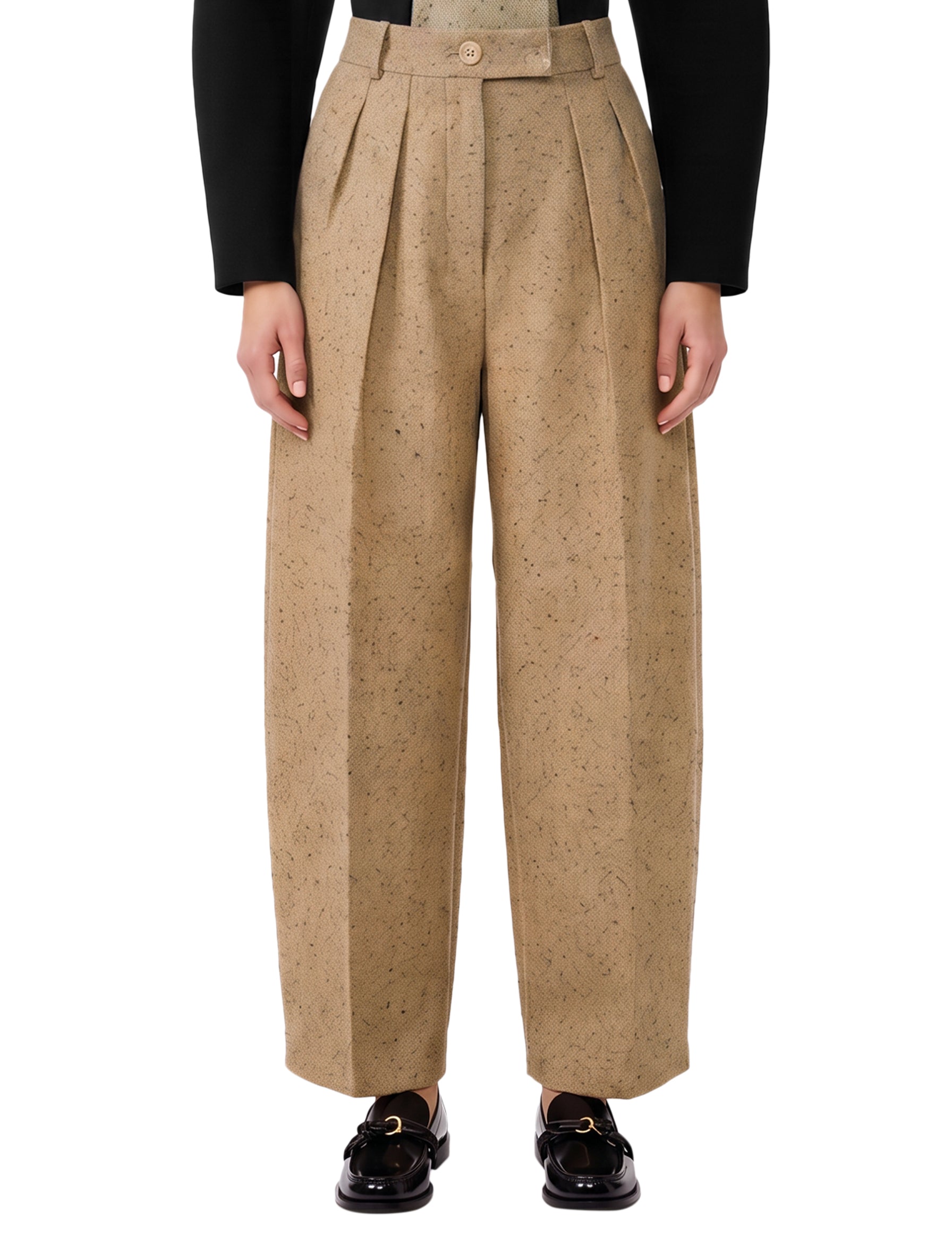 Pantaloni Ovalo in beige 