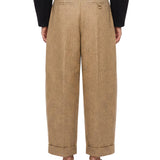 Pantaloni le pantalon ovalo in beige 