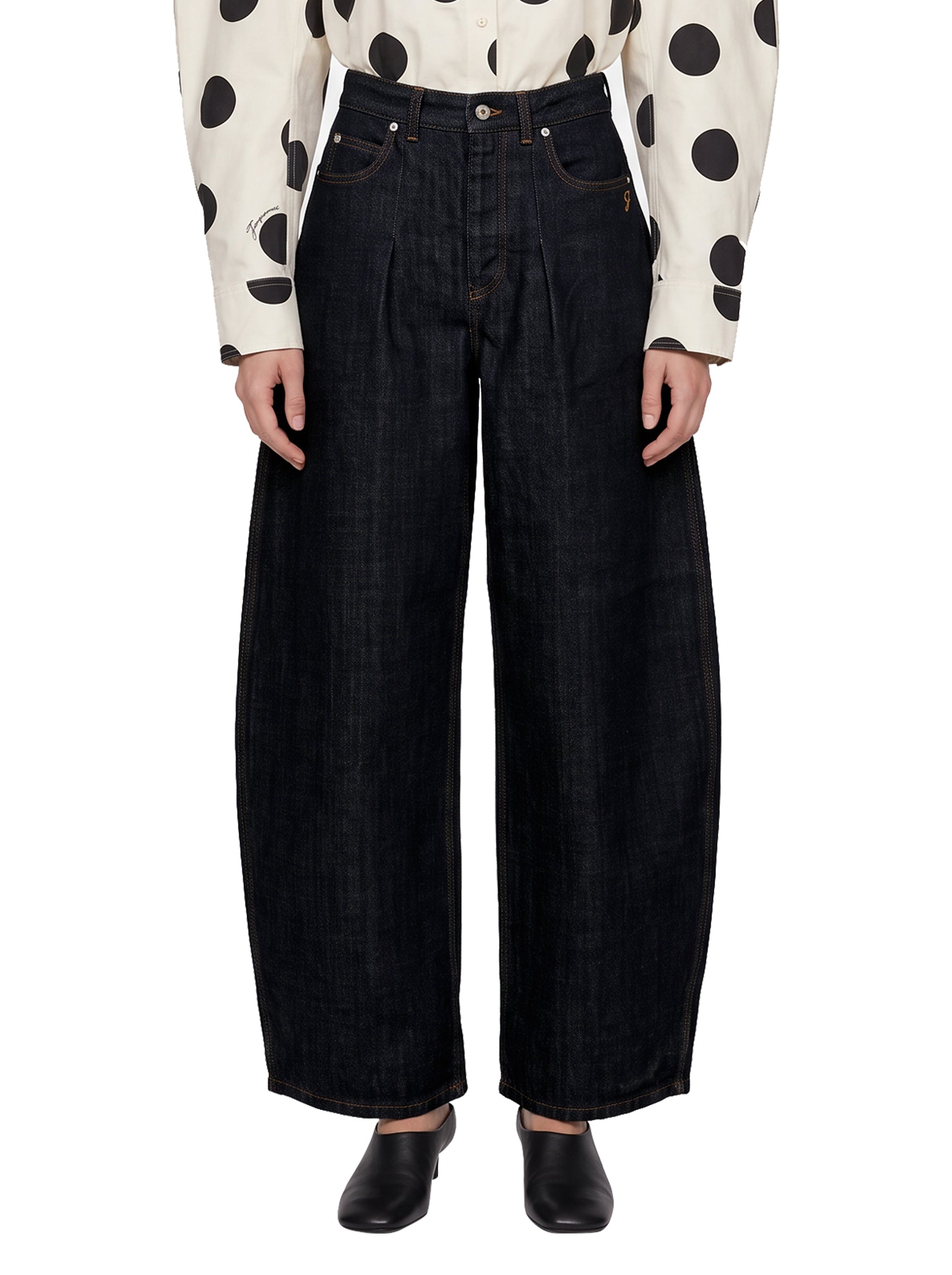 Jeans De-Nimes Ovalo in blu 