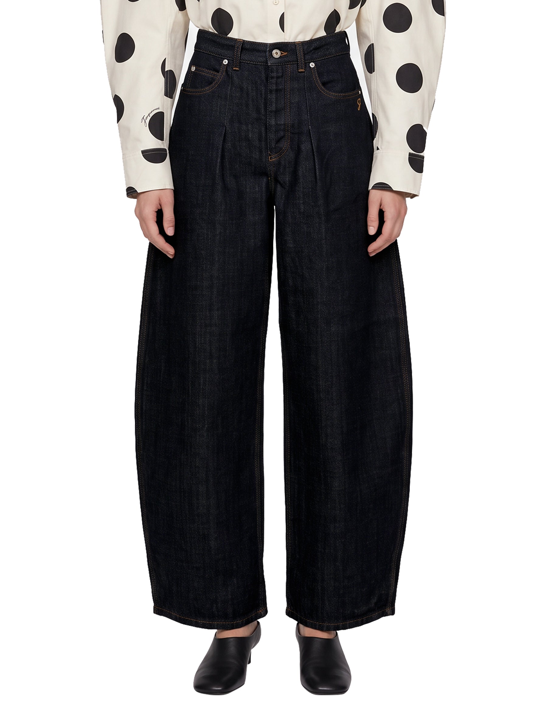 Jeans De-Nimes Ovalo in blu 