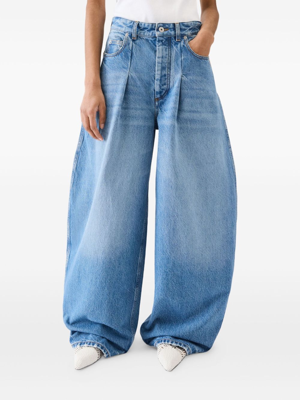 Jeans Le De-Nîmes Ovalo in blu 
