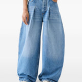 Jeans Le De-Nîmes Ovalo in blu 