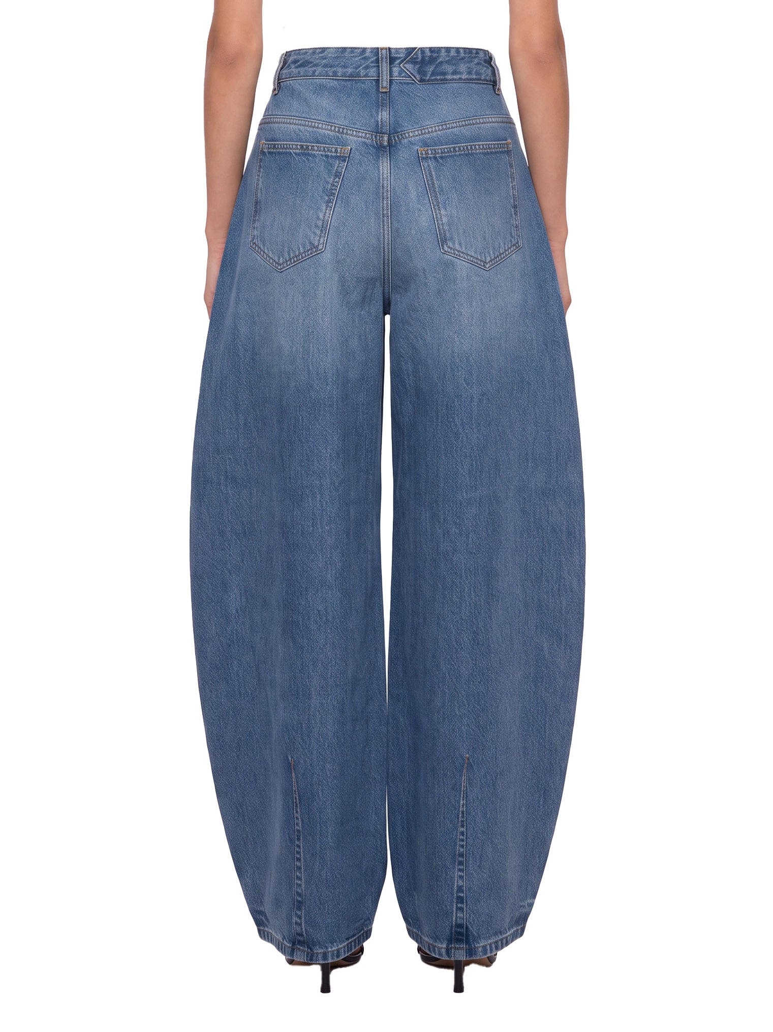Jeans Le De-Nîmes Ovalo in blu 