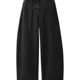Jeans le de-nimes ovalo  in nero Jacquemus - donna 