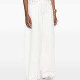 Jeans le de-nimes ovalo  in bianco Jacquemus - donna 
