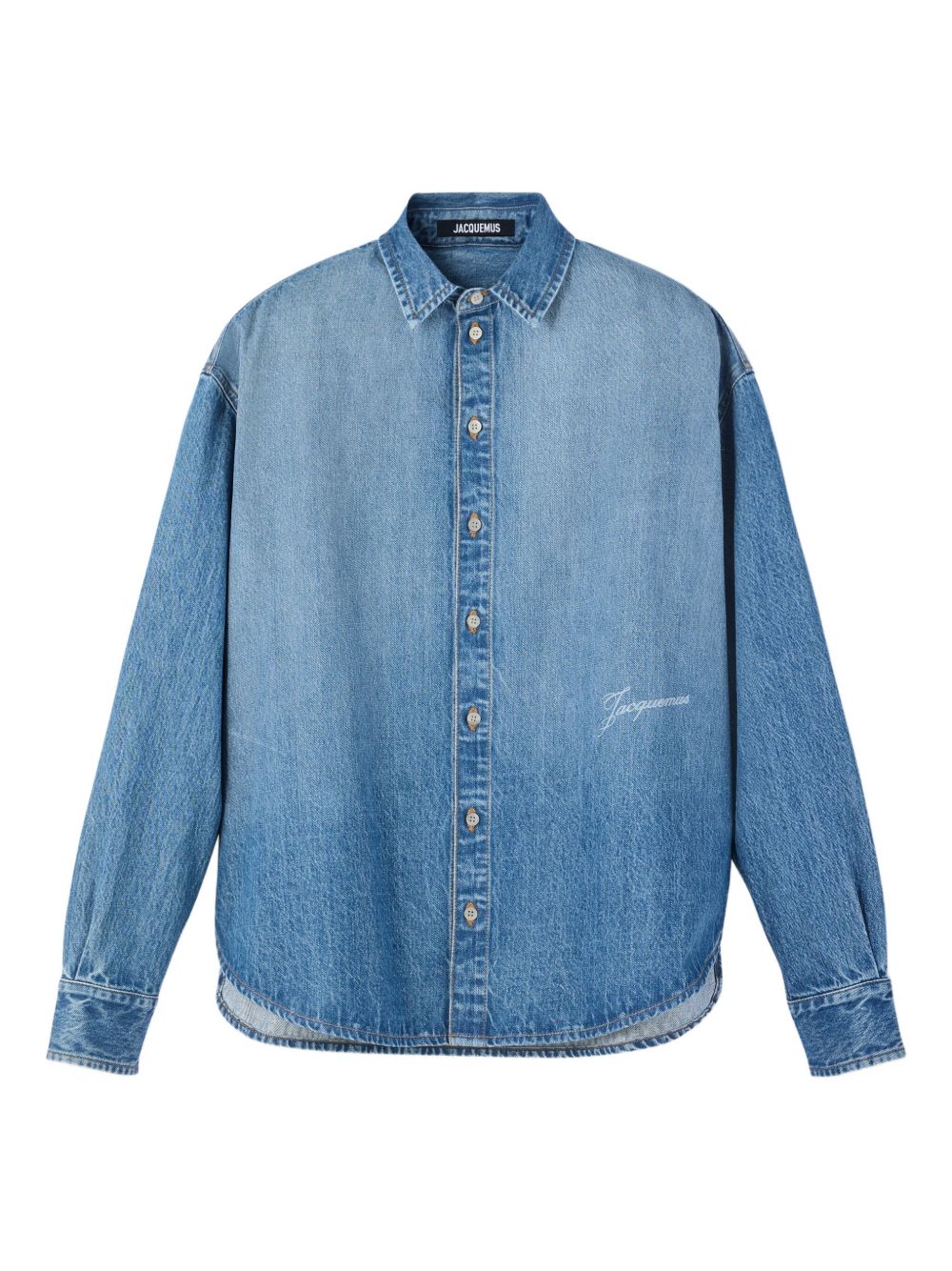 Camicia Denim La Chemise De-nimes Simon in blu 