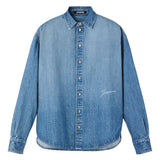 Camicia Denim La Chemise De-nimes Simon in blu 