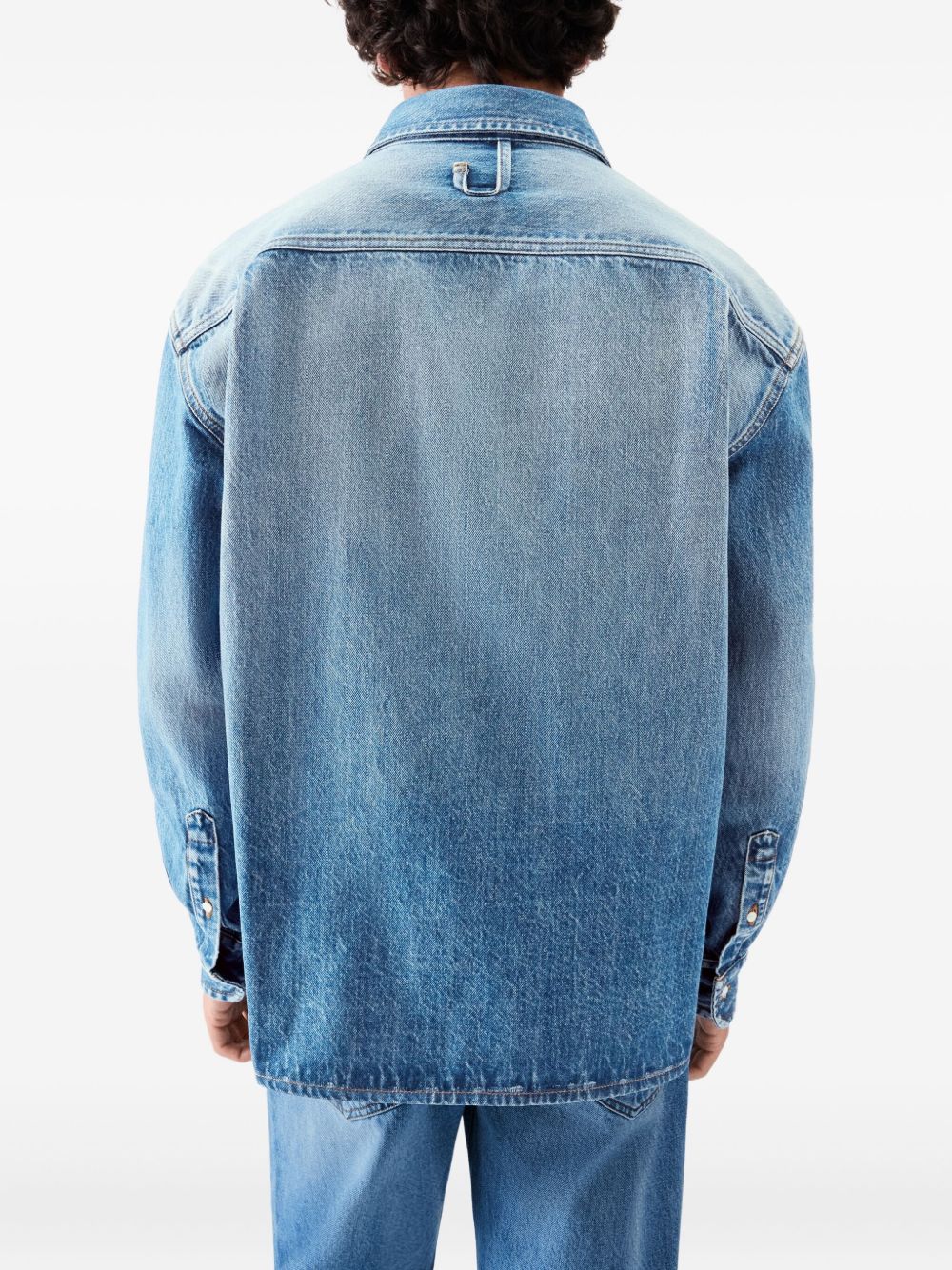 Camicia Denim La Chemise De-nimes Simon in blu 