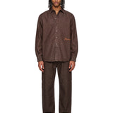 Camicia de-Nimes Simon in marrone 