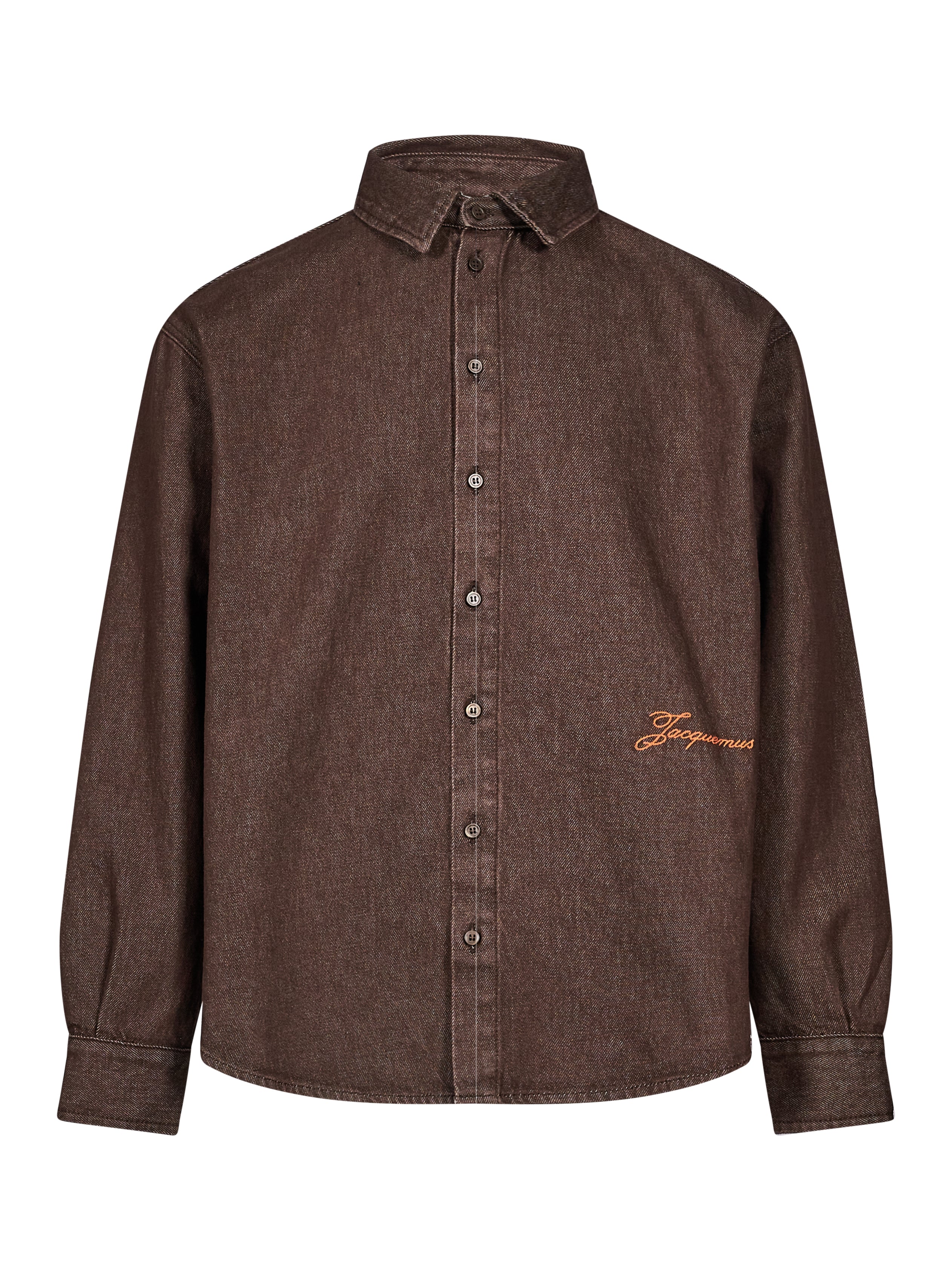 Camicia de-Nimes Simon in marrone 