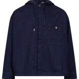 Camicia Chevron in blu 