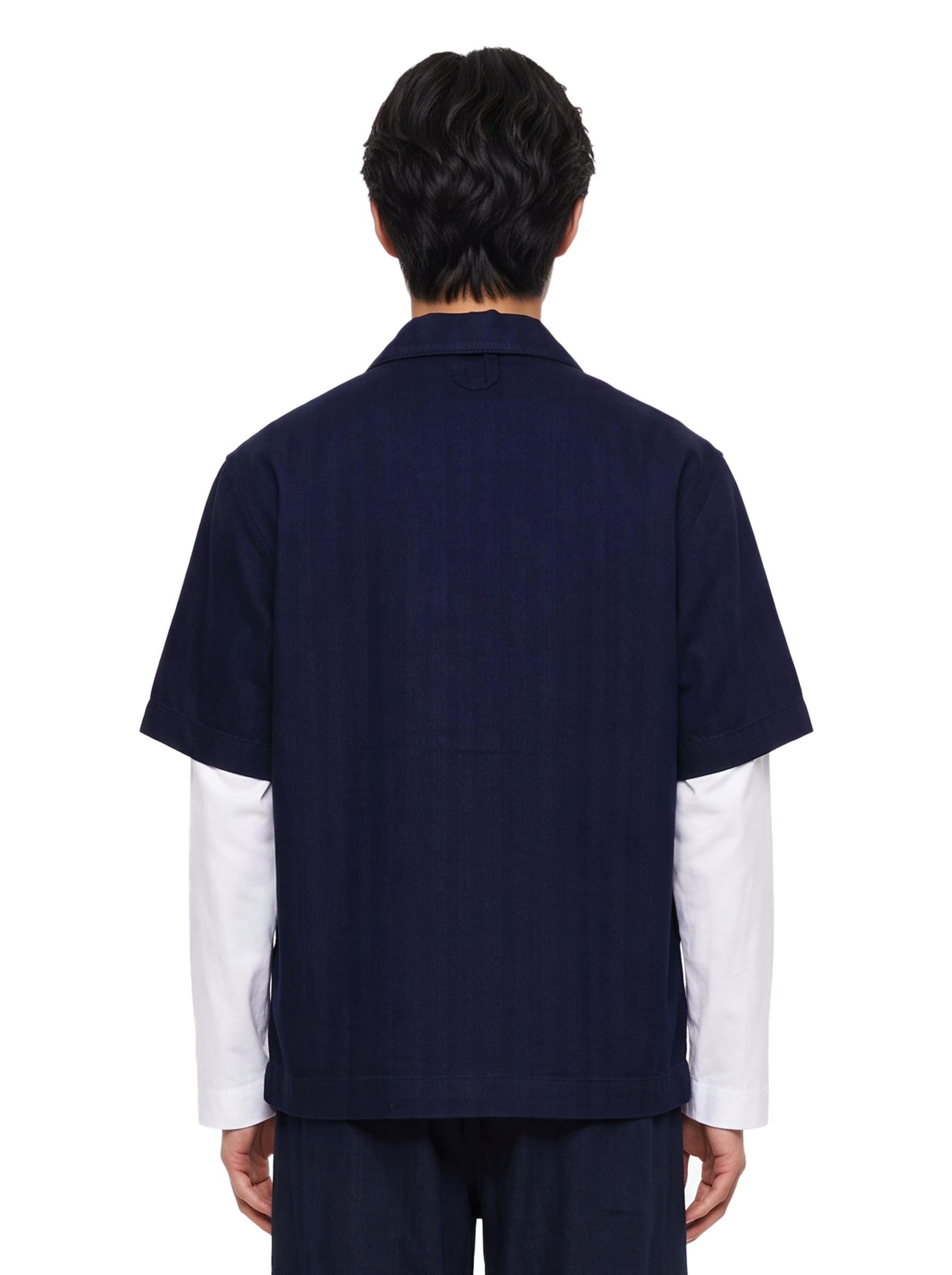 Camicia Pyjama in denim blu 
