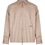 Giacca camicia Flash in beige 