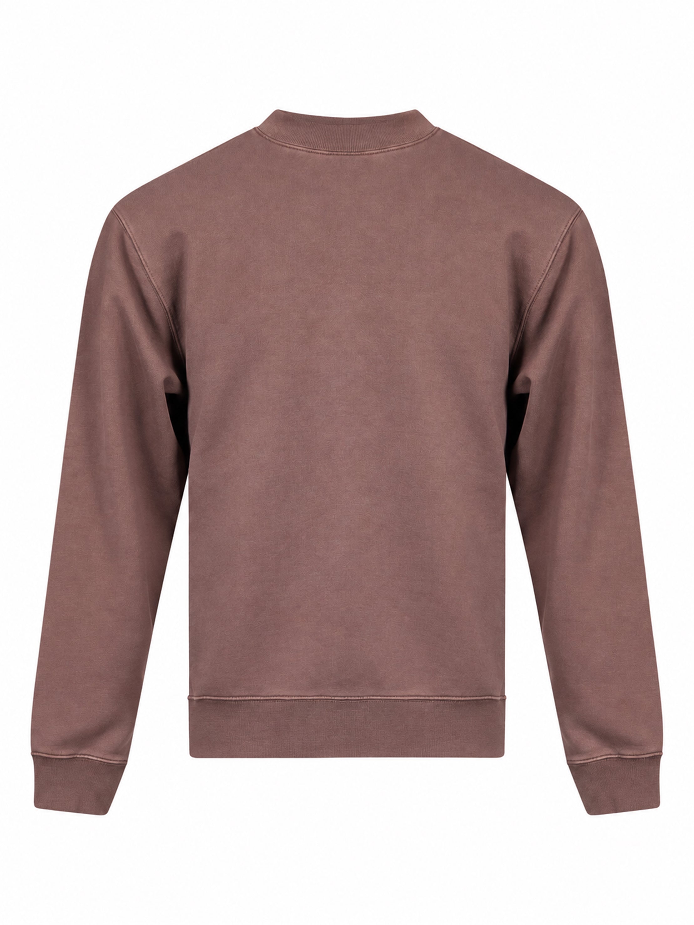 Felpa Gros Grain in marrone 