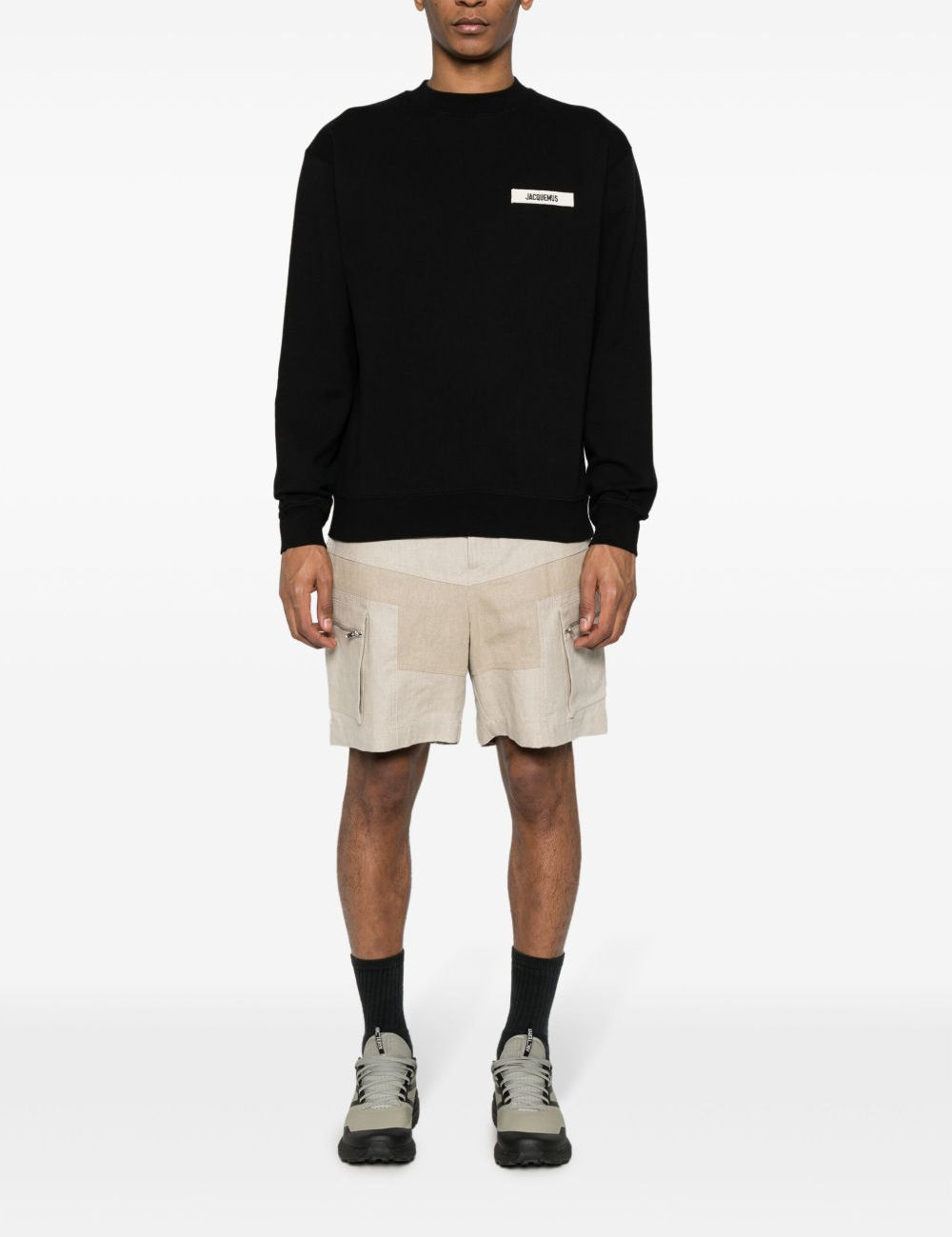Felpa Le Sweatshirt Gros Grain in nero 