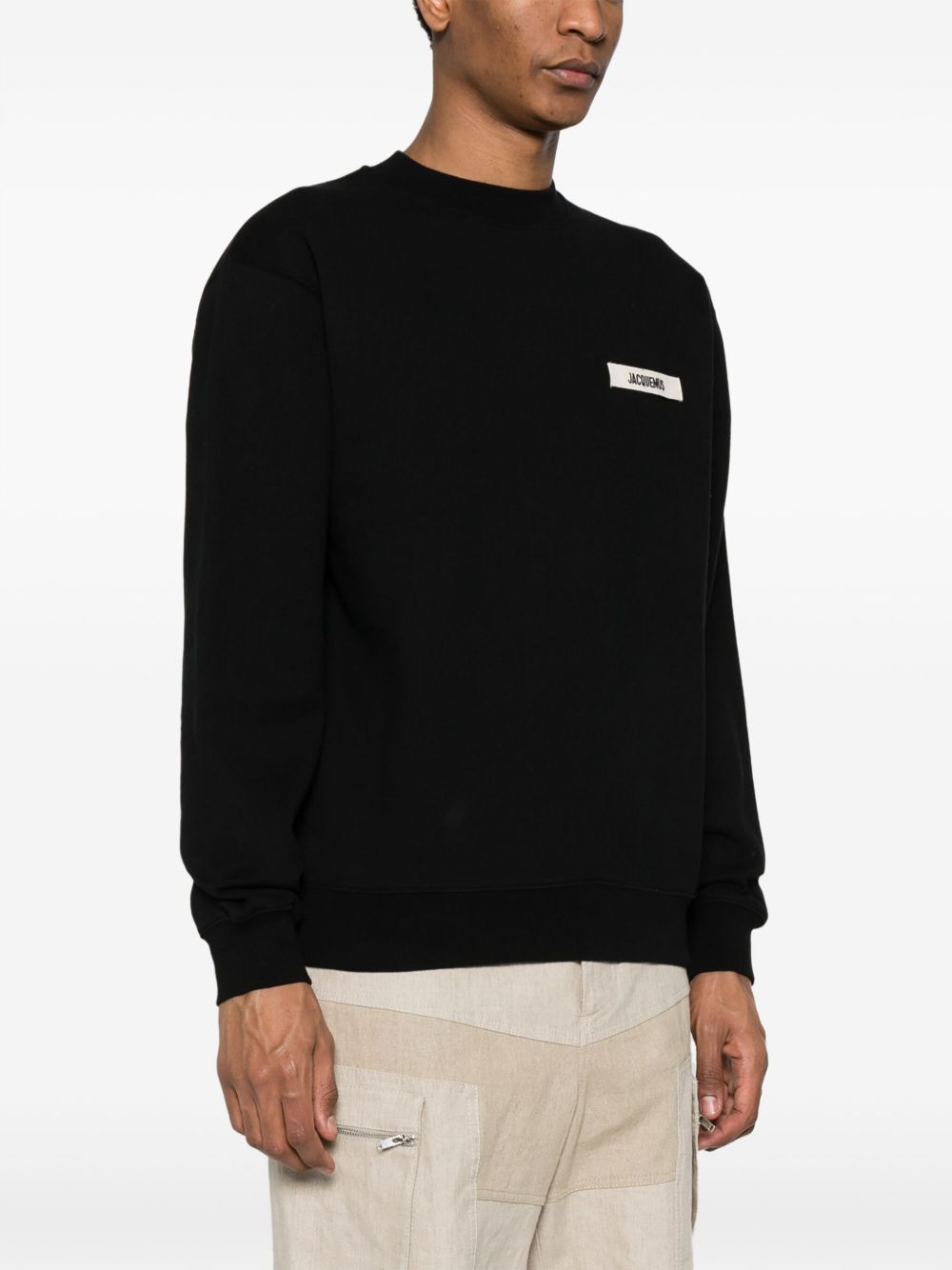Felpa Le Sweatshirt Gros Grain in nero 