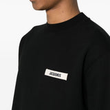 Felpa Le Sweatshirt Gros Grain in nero 