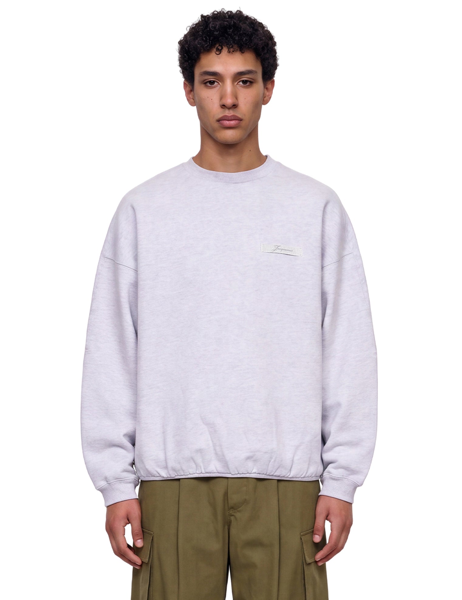 Felpa le sweatshirt ruban in grigio 