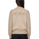 Maglia Moulin girocollo in beige 