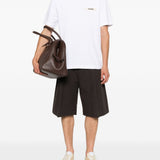 T-shirt Le T-shirt Gros Grain in bianco Jacquemus - Unisex 
