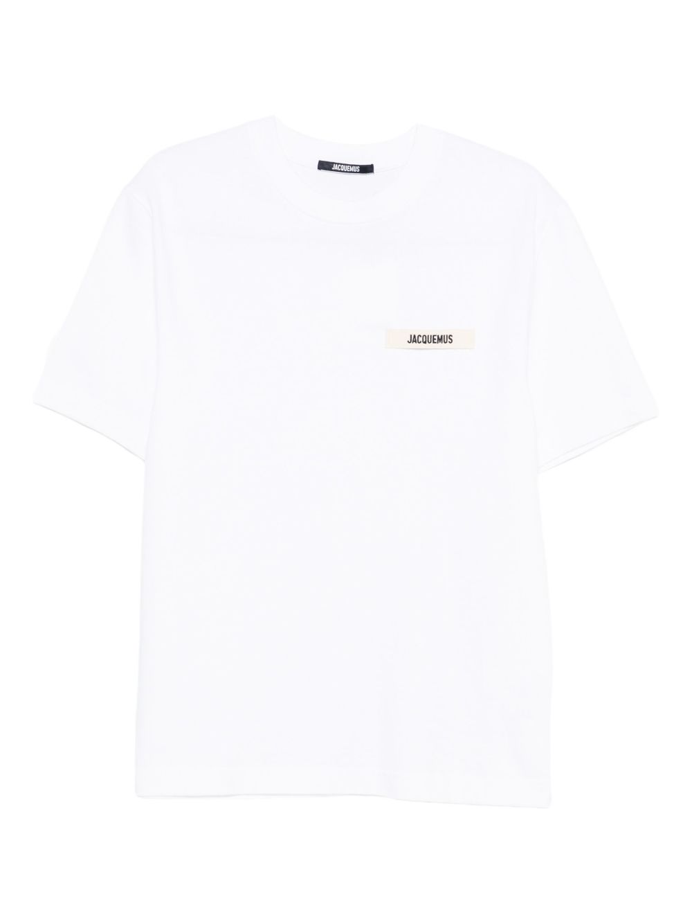 T-shirt Le T-shirt Gros Grain in bianco Jacquemus - Unisex 