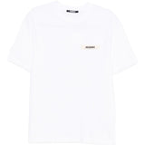 T-shirt Le T-shirt Gros Grain in bianco Jacquemus - Unisex 