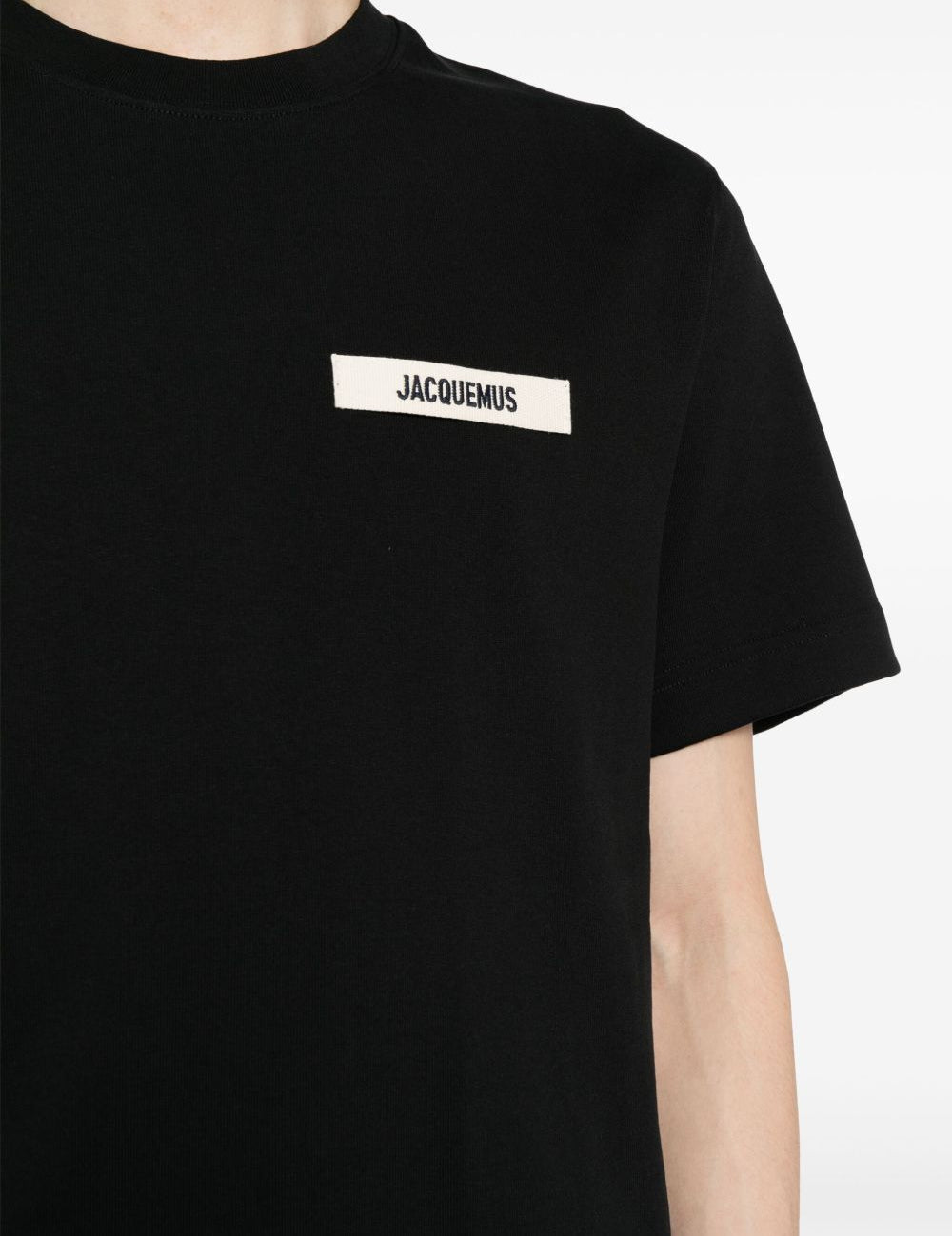 T-shirt Le T-shirt Gros Grain in nero Jacquemus - uomo 
