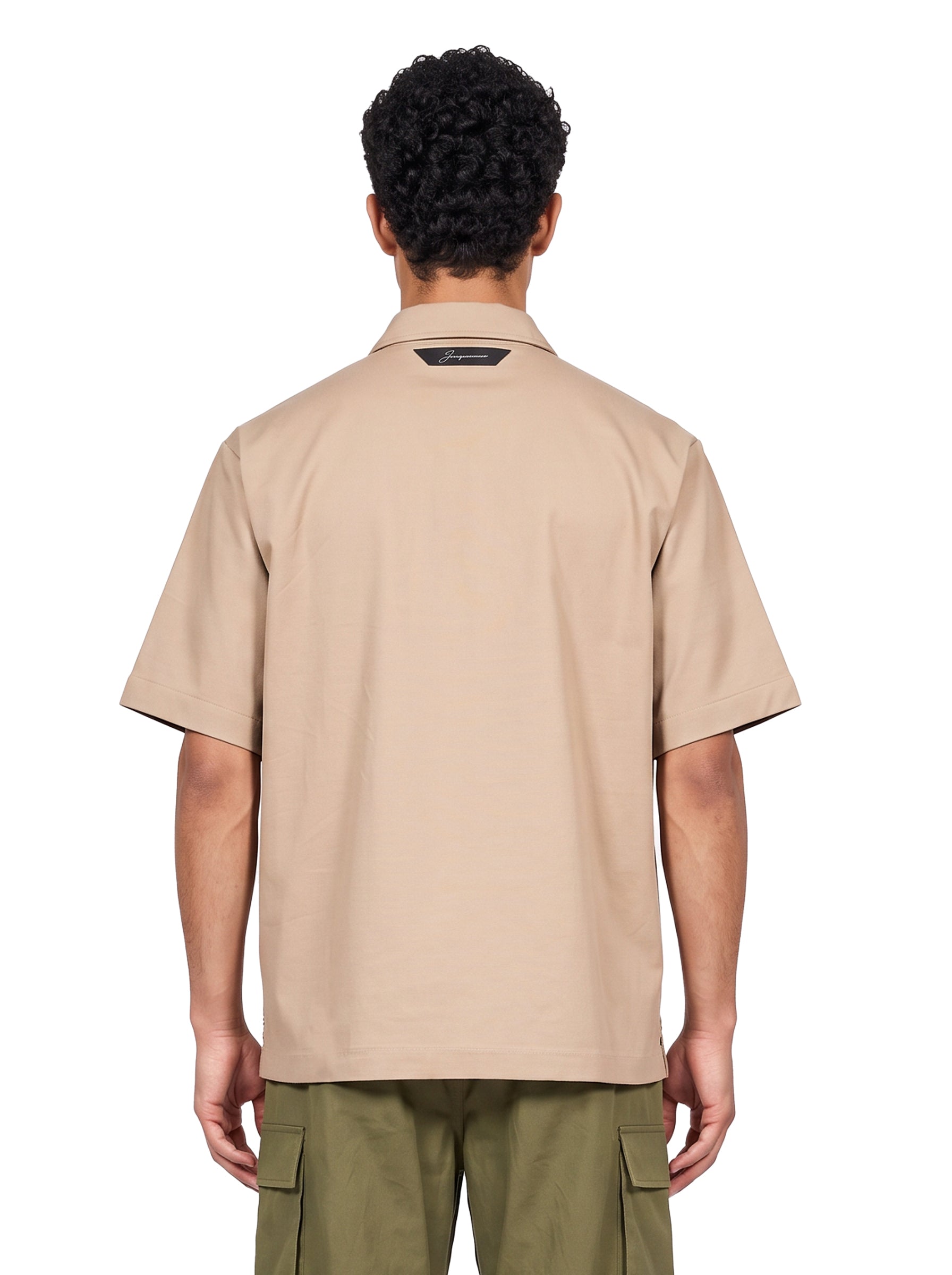 T-shirt a maniche corte Gros Grain in beige 