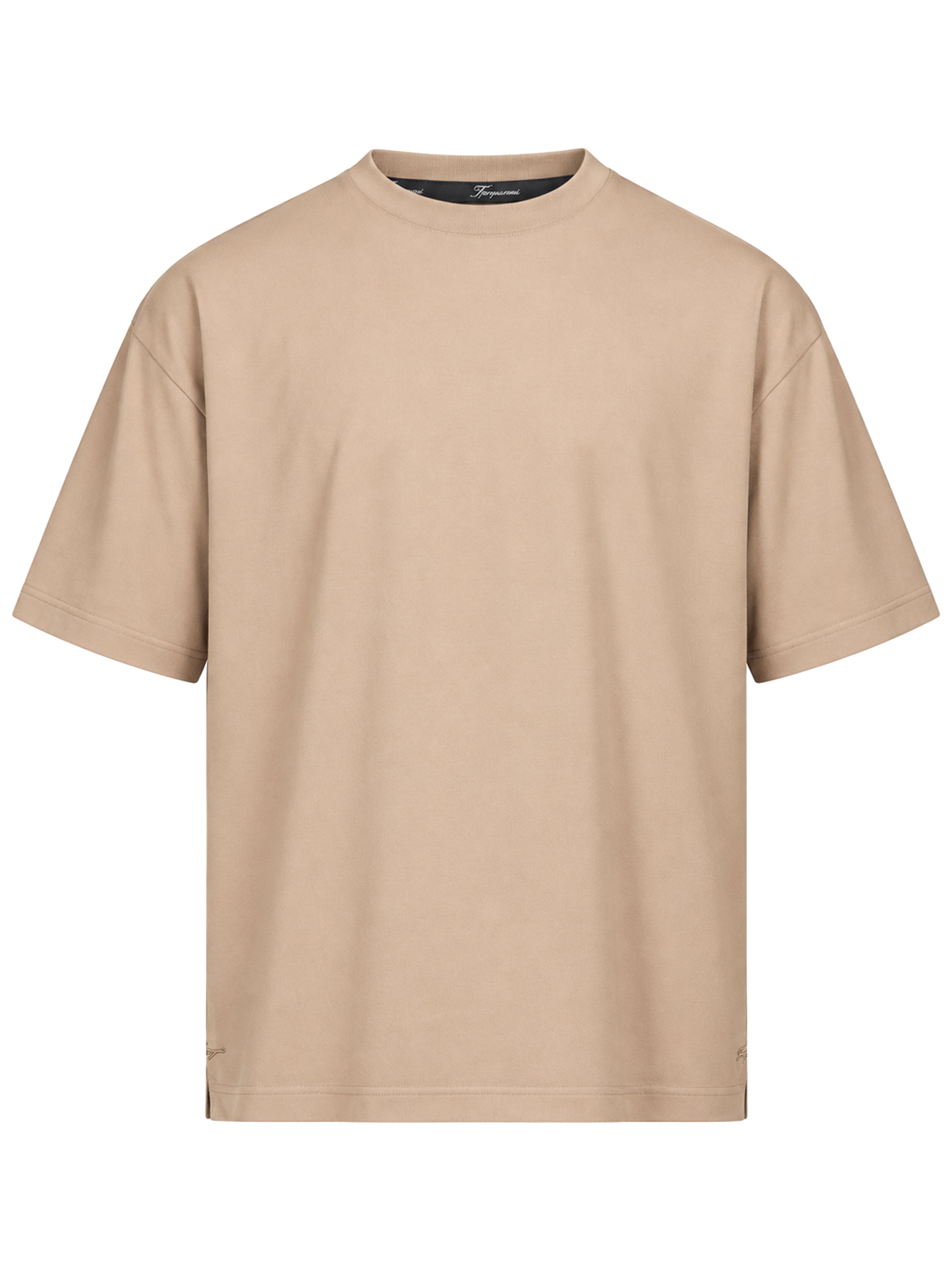 T-shirt a maniche corte Gros Grain in beige 