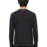 T-shirt Rond Carré ML in nero 