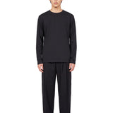 T-shirt Rond Carré ML in nero 
